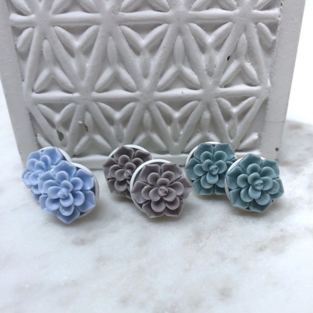✨3/$30✨Succulent Stud Earrings - Picture 5 of 6